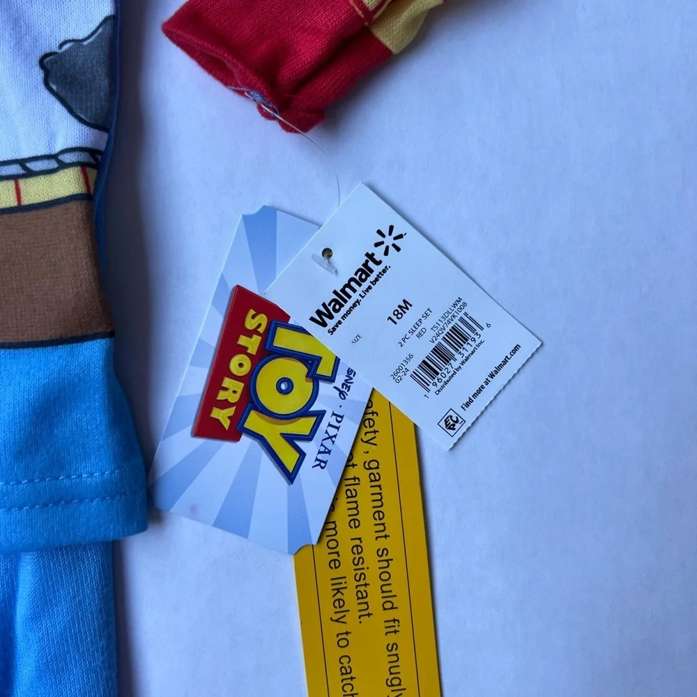 Toy Story Woody 2 Piece Sleepset for Unisex - 18 months